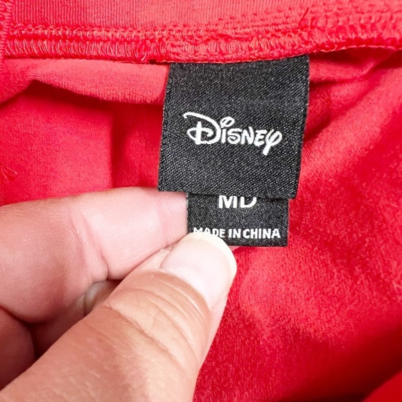 Disney Womens Winnie The Pooh Red Balloon Ride Suspender Skirt Size M - Picture 7 of 10